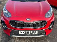 Used Kia Sportage GT-Line 174 HP (127 kW) 2018 Red SUV