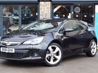 used Vauxhall Astra GTC GTC 2016 (16)1.6i Turbo SRi Euro 6 (s/s) 3dr Petrol Black