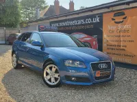 Used Audi A3 Sportback Sport 2010 Blue Hatchback