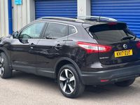 Used Nissan Qashqai N-Connecta 130 HP (95 kW) 2017 Black SUV