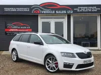 Used Skoda Octavia vRS 184 HP (135 kW) 2013 White Estate