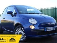 Used Fiat 500 Lounge 69 HP (50 kW) 2010 Blue Hatchback