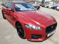 Begagnad Jaguar XF R-Sport 2018 Röd Kombi