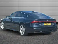 Used Audi A7 S-Line 286 HP (210 kW) 2019 Firmament blue Sedan