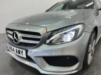 Begagnad Mercedes C220 AMG line 170 HK (125 kW) 2014 Silver Sedan