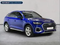 Used Audi Q5 S-Line 204 HP (150 kW) 2022 Blue SUV