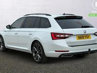 Used Skoda Superb SportLine 190 HP (139 kW) 2019 White Estate