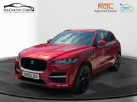Used Jaguar F-Pace R-Sport 247 HP (181 kW) 2019 Red SUV