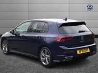 Used VW Golf VIII R-line 130 HP (95 kW) 2021 Blue Hatchback