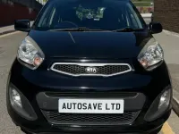 Second-hand Kia Picanto 68 CP (50 kW) 2012 Negru Hatchback