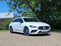 Used Mercedes CLA35 AMG Premium 302 HP (222 kW) 2021 White Coupe