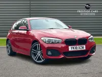 Used BMW 118 Efficient Dynamics 150 HP (110 kW) 2018 Red Hatchback