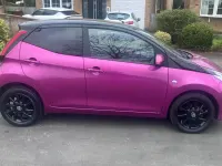 Used Toyota Aygo X-cite 72 HP (52 kW) 2018 Mauve/purple Hatchback