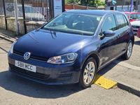 Used VW Golf VII SE 122 HP (89 kW) 2013 Blue Hatchback