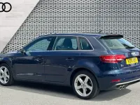 Used Audi A3 Sport 150 HP (110 kW) 2018 Blue Sedan