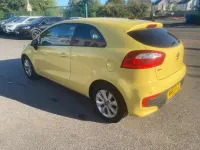 Used Kia Rio 2015 Yellow Hatchback
