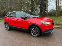 Used Vauxhall Crossland X Elite 110 HP (80 kW) 2017 Red SUV