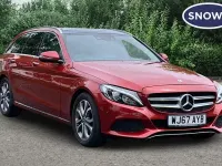 Usado Mercedes C200 Premium Plus 184 CV (135 kW) 2017 Rojo Familiar