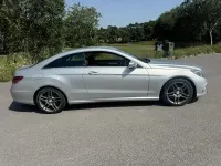 Used Mercedes E220 AMG line 177 HP (130 kW) 2015 Silver Coupe