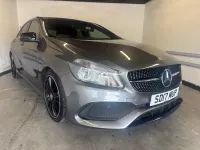 Used Mercedes A200 AMG line 136 HP (100 kW) 2017 Grey Hatchback