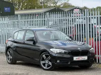 Used BMW 118 Sport Line 136 HP (100 kW) 2017 Black Hatchback