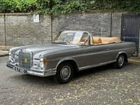 Used Mercedes 220 SE 113 HP (83 kW) 1966 Silver Cabriolet