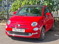 Used Fiat 500C Red 70 HP (51 kW) 2023 Red Cabriolet