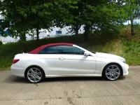 Used Mercedes E220 AMG line 177 HP (130 kW) 2016 White Cabriolet