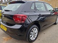 Used VW Polo SE 65 HP (47 kW) 2018 Black Hatchback
