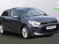 Used Kia Rio 101 HP (74 kW) 2018 Grey Hatchback