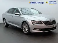 Used Skoda Superb SE 150 HP (110 kW) 2018 Silver Hatchback