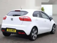 Used Kia Rio 107 HP (78 kW) 2015 White Hatchback