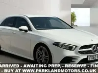 Used Mercedes A220 AMG line 190 HP (139 kW) 2019 White Hatchback