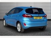 Used Ford Fiesta Titanium 125 HP (91 kW) 2022 Blue Hatchback