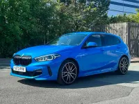 Used BMW 118 M Sport 134 HP (98 kW) 2023 Blue Hatchback