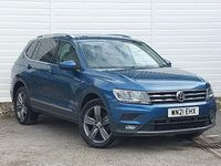 Used VW Tiguan Allspace Match 150 HP (110 kW) 2021 Blue SUV
