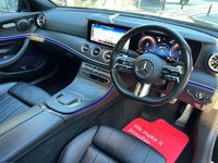 Begagnad Mercedes E220 AMG Line Premium 2021 Svart Sportkupé