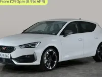 Used Cupra Leon 150 HP (110 kW) 2023 White Hatchback