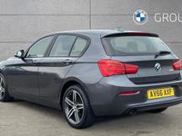 Used BMW 118 Sport Line 136 HP (100 kW) 2016 Grey Hatchback