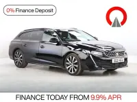 Used Peugeot 508 SW GT-line 130 HP (95 kW) 2021 Black Estate