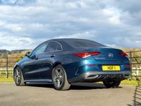 Used Mercedes CLA220 AMG Line Premium 190 HP (139 kW) 2019 Blue Sedan