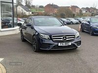 Used Mercedes E220 AMG line 194 HP (142 kW) 2019 Blue Sedan