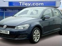 Used VW Golf VII SE 122 HP (89 kW) 2013 Blue Hatchback