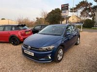 Used VW Polo SE 95 HP (69 kW) 2019 Blue Hatchback