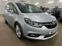 Used Vauxhall Zafira SRi 170 HP (125 kW) 2017 Silver MPV