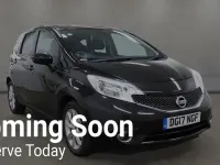 Used Nissan Note Acenta Premium 98 HP (72 kW) 2017 Black Hatchback