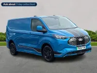 New Ford E-Transit Sport 160 kW (218 HP) 2026 Blue Van