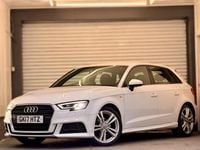 Used Audi A3 S-Line 2017 White Hatchback