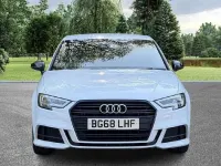 Used Audi A3 Sportback Black Edition 116 HP (85 kW) 2018 White Hatchback