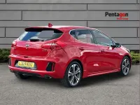Used Kia Ceed GT-Line 136 HP (100 kW) 2018 Red Hatchback